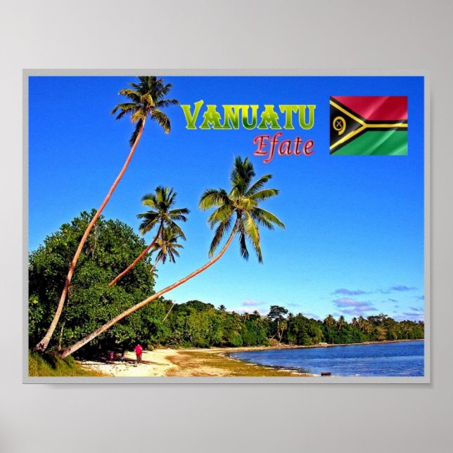 Efate - Erakor Beach - Vanuatu - Poster (Front)