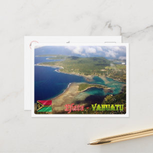 EFate - Erakor Island - Aerial View - Vanuatu - Postcard