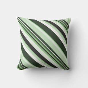 Effective Contemporary Diagonal Stripes Cushion