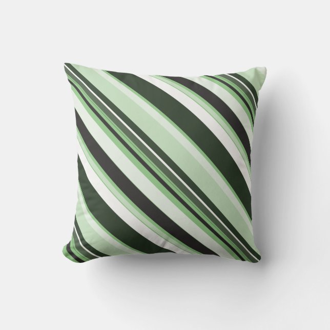 Effective Contemporary Diagonal Stripes Cushion (Front)