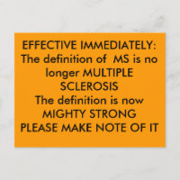 EFFECTIVE IMMEDIATELY:The definition of MS is ...
