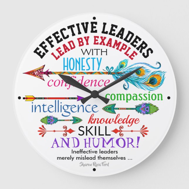 EFFECTIVE LEADER Clock (Front)