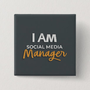 Effective Tool for Social Media Marketing Square 15 Cm Square Badge
