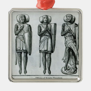 Effigies of Knight Templars Metal Tree Decoration