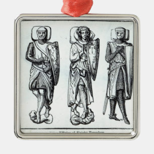 Effigies of Knights Templars Metal Tree Decoration