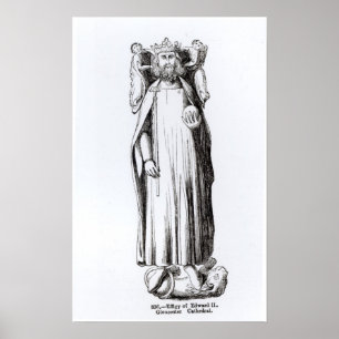 Effigy of Edward II  from Gloucester Cathedral Poster