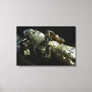 Effigy of Edward the Black Prince, 1376 Canvas Print