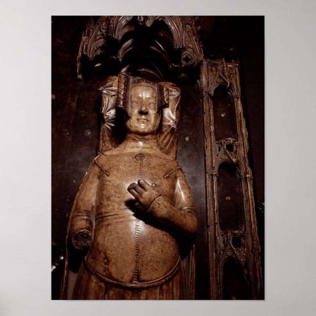 Effigy of Philippa of Hainault Poster (Front)