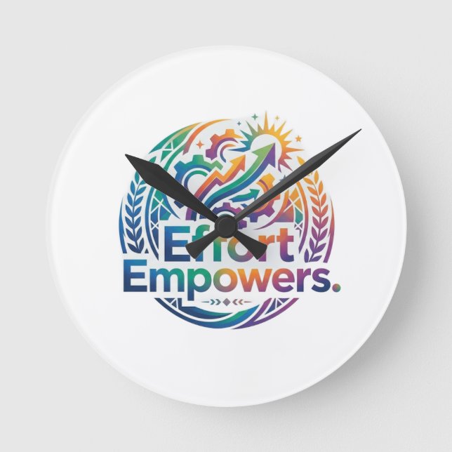 Effort Empowers Round Clock (Front)