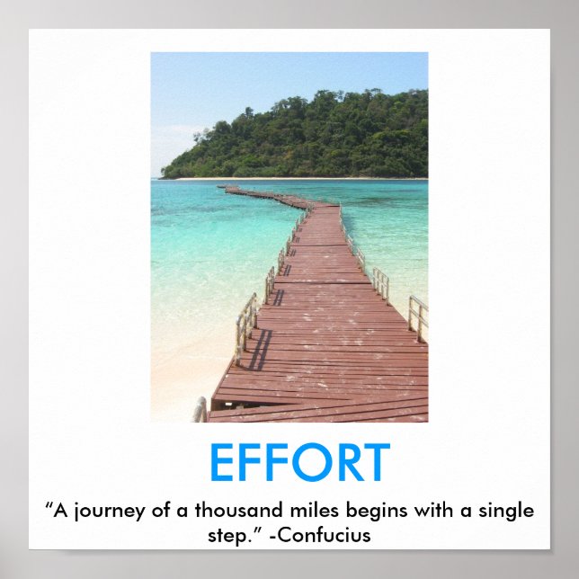 EFFORT motivational poster (Front)