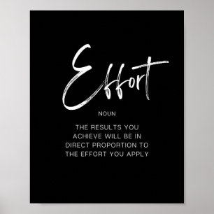 Effort Poster