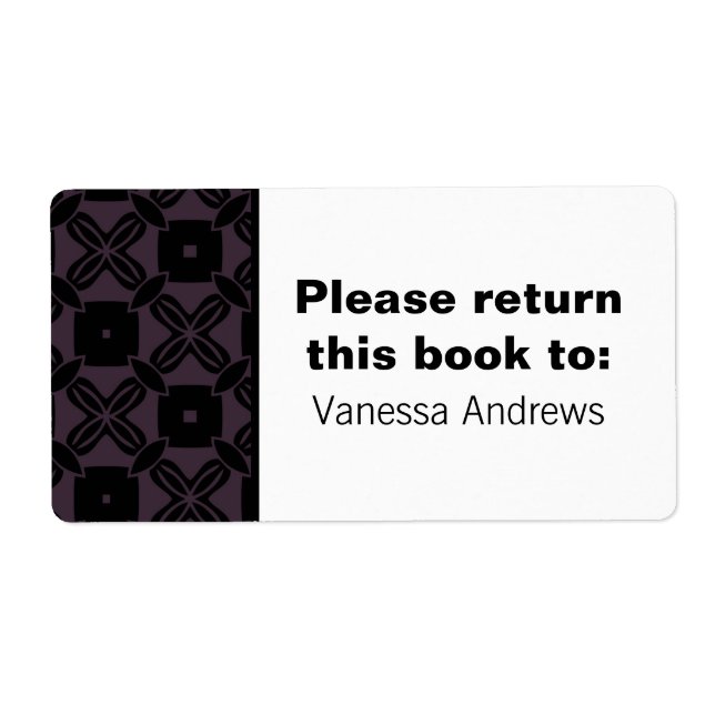 Effortless Beauty Bookplate Labels (Front)