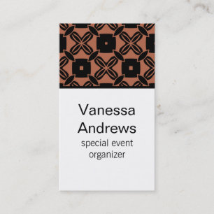 Effortless Beauty Business Card, Coral Card