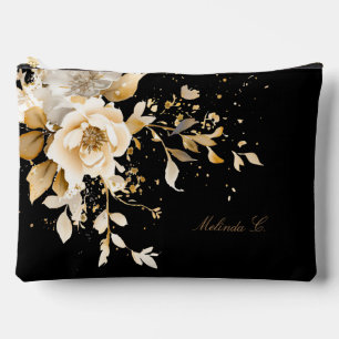 Effortless Elegance Floral Make-Up Bag