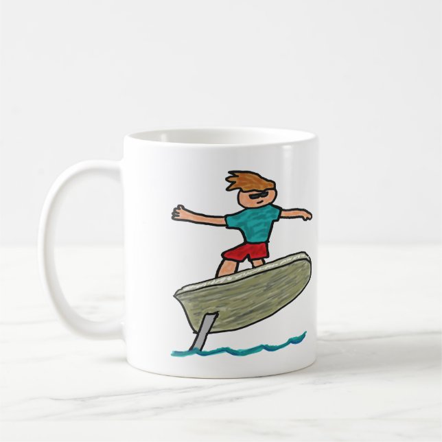 eFoil Surfing Coffee Mug (Left)