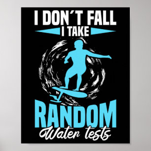 Efoil Surfing Hydrofoiling Efoiler Surfboard Hydro Poster