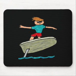 Efoil Surfing Mouse Pad