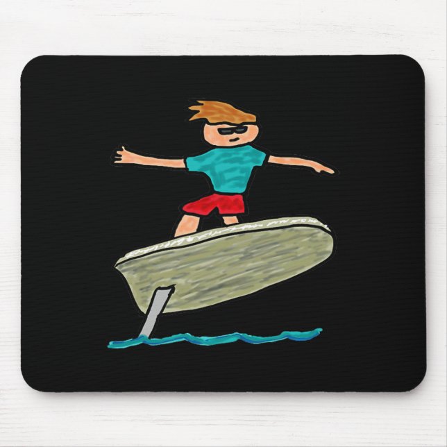 Efoil Surfing  Mouse Pad (Front)
