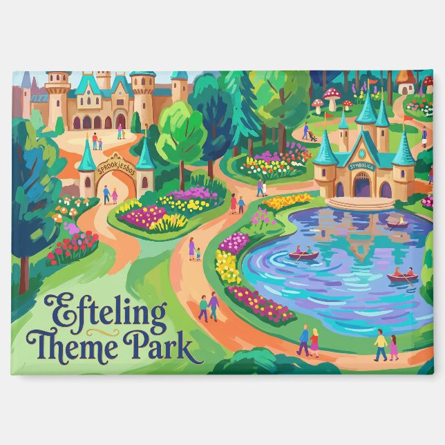 Efteling Theme Park Netherlands Magnet (Front)