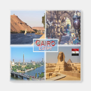 EG Cairo - River Nile - Khan el Khalili - Magnet