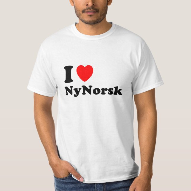 Eg elskar nynorsk T-Shirt (Front)
