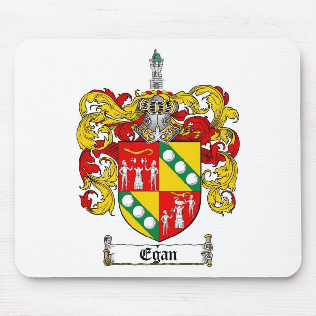 EGAN FAMILY CREST -  EGAN COAT OF ARMS MOUSE PAD (Front)