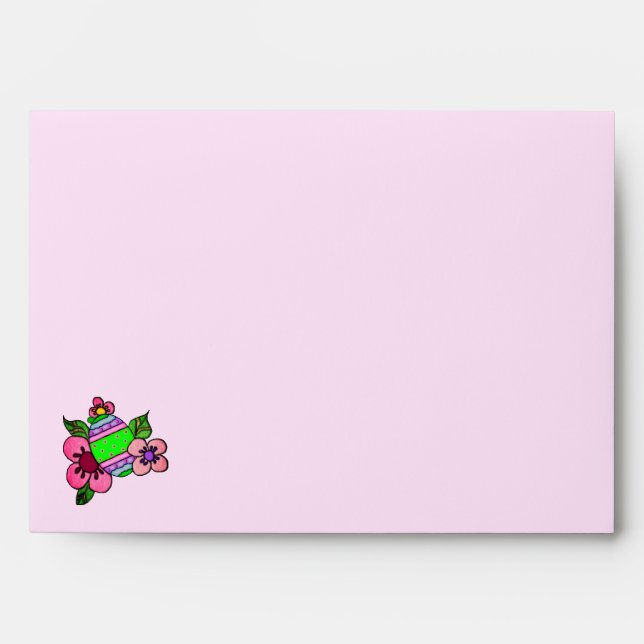 Egg and Flowers Envelope (Front)