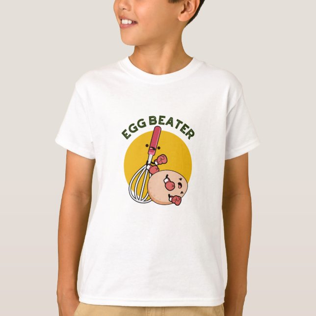 Egg Beater Funny Boxing Pun  T-Shirt (Front)