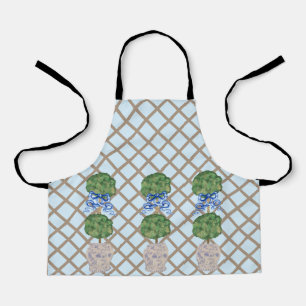 Egg Blue Chinoiserie Ginger Jar Jars Topiary Apro Apron