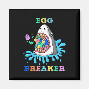 Egg Breaker Shark Easter Fun Boys Girls Kids  Magnet