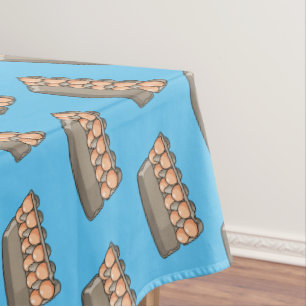 Egg carton cartoon illustration   tablecloth