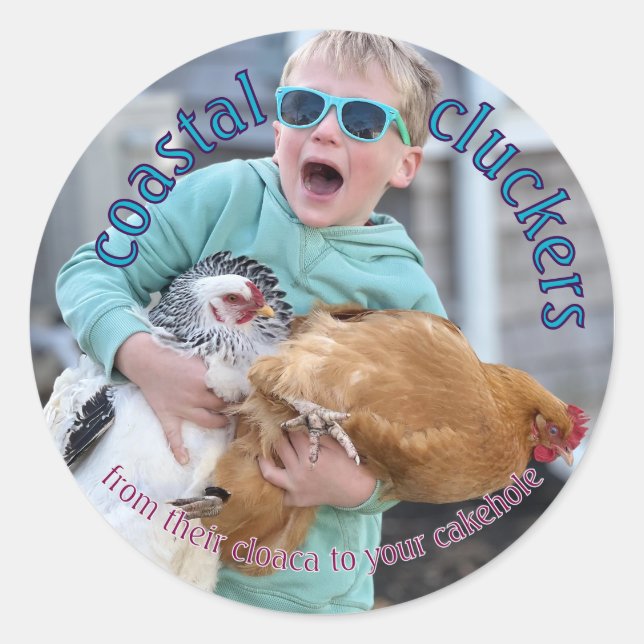 Egg Carton Label - humour (Front)