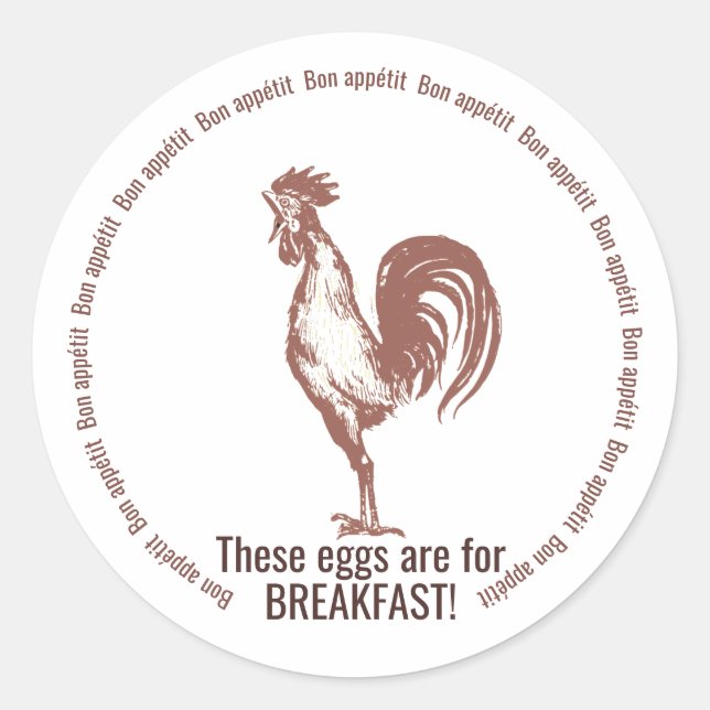 Egg Carton Label with Farm Name or Slogan (Front)