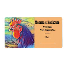EGG CARTON LABELS