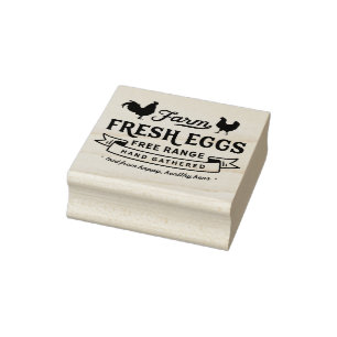 Egg Carton Stamp - Farm Fresh Eggs