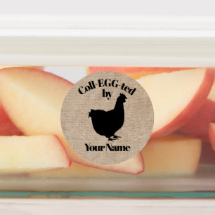 Egg Carton Stickers Coll-EGG-ted by YOUR NAME