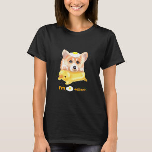 Egg Cellent Is Corgi Front And Back 2 Sided T-Shirt