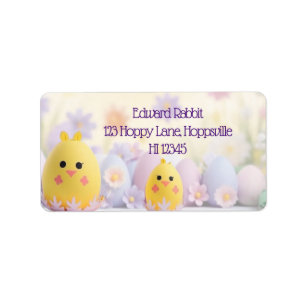 Egg-cellent Mail: Unique Easter  Label