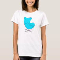Egg-chair design classic - 32 colors T-Shirt