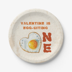 Egg-Citing Baby BBQ First Birthday Paper Plate