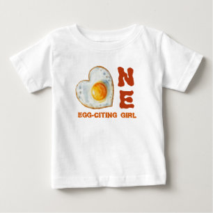 Egg-Citing Baby BBQ First Birthday T-Shirt