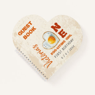 EGG-CITING BBQ BABY BIRTHDAY NOTEBOOK