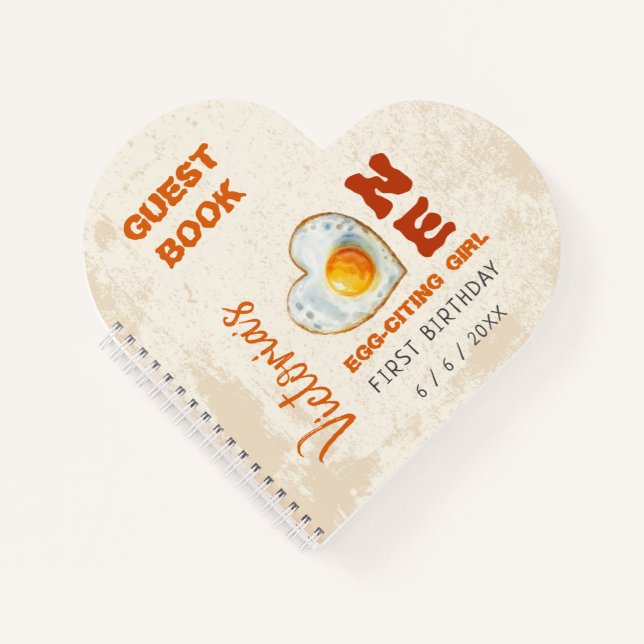 EGG-CITING BBQ BABY BIRTHDAY NOTEBOOK (Front)