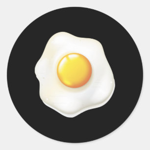Egg Costume Fun Christmas Halloween Egg Classic Round Sticker