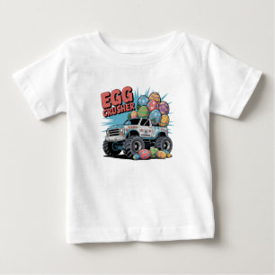 Egg Crusher Monster Truck Easter Fun Baby T-Shirt