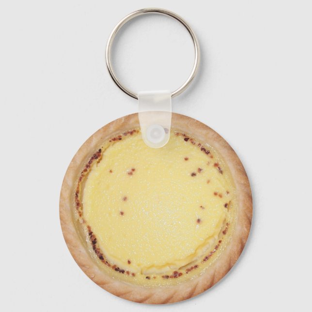 Egg Custard Tart Key Ring (Front)