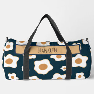 Egg Drawing I Custom Name Duffle Bag