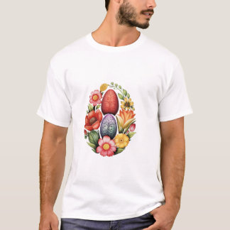 Egg Easter Day Egg Hunt Flow T-Shirt