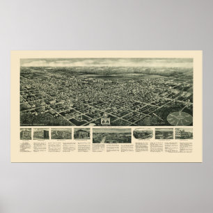 Egg Harbour City, NJ Panoramic Map - 1924 Poster
