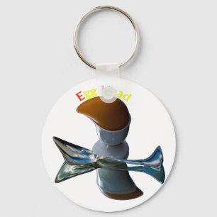 Egg Head Quirky Designs Key Ring